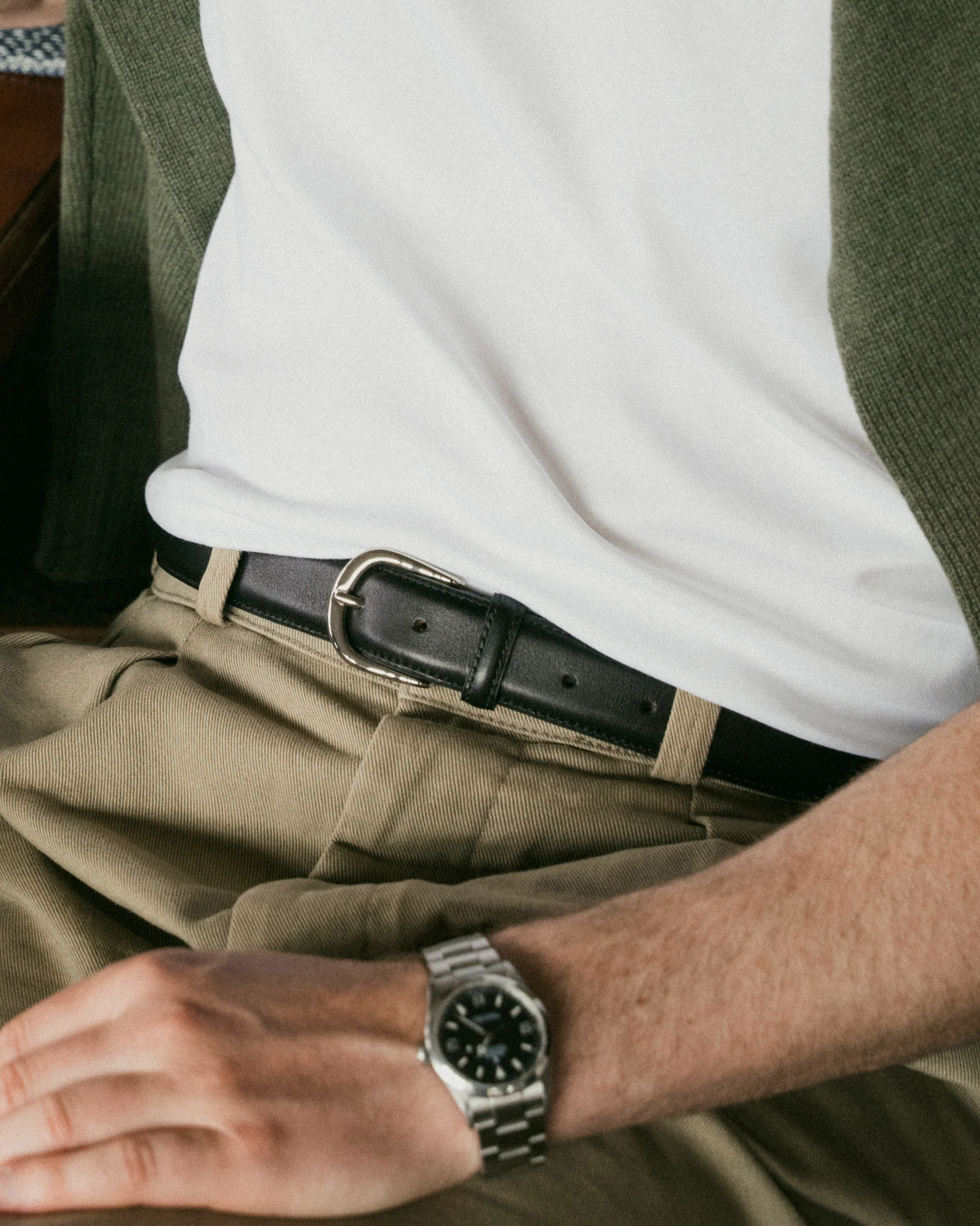 Belt – Black Leather - Image 5
